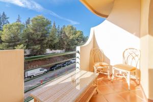 Balkon lub taras w obiekcie Señorio de Aloha