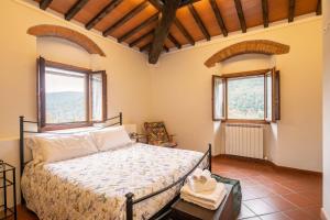 Ένα ή περισσότερα κρεβάτια σε δωμάτιο στο Villa La Monta +40 φωτογραφίες