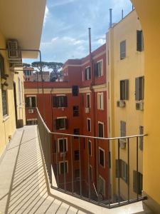 a view of a balcony of a building at Candia House in Rome
