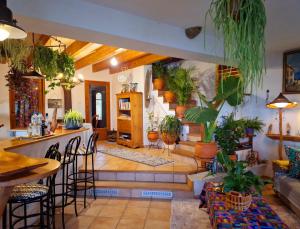 A seating area at The Place by the Sun