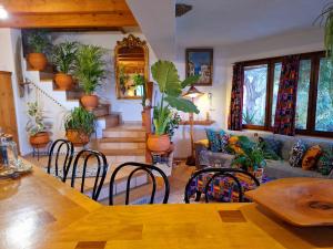 A seating area at The Place by the Sun