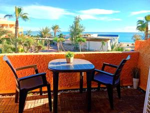 A balcony or terrace at SUNRISE Vera-naturista