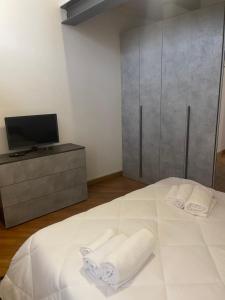 Postel nebo postele na pokoji v ubytování Mela e Pera