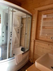 Koupelna v ubytování B&B IL Nido