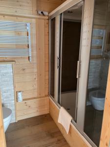 Koupelna v ubytování B&B IL Nido