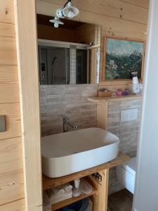 Koupelna v ubytování B&B IL Nido