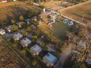 an aerial view of a yard with a group of houses at 4 Corner Khaoyai in Mu Si +71 photos