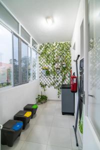 Fitness centrum a/nebo fitness zařízení v ubytování Green Island City Apartment