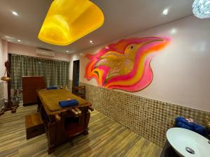 Posezení v ubytování Rudra Sahashrara Bali - Ayurvedic - Health and Wellness Resort