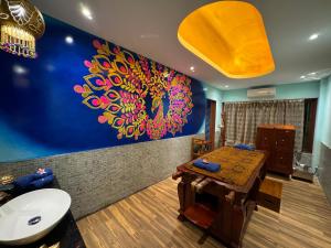 Posezení v ubytování Rudra Sahashrara Bali - Ayurvedic - Health and Wellness Resort