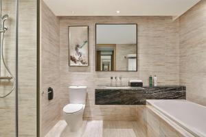 Koupelna v ubytování Hilton Garden Inn Wuhan Hankou