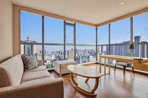 Posezení v ubytování Hilton Garden Inn Wuhan Hankou