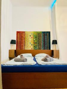 Cama o camas de una habitación en Buda Apartman near Gellért