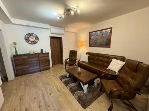 Istumisnurk majutusasutuses Apartmán Rezidence Mikulov