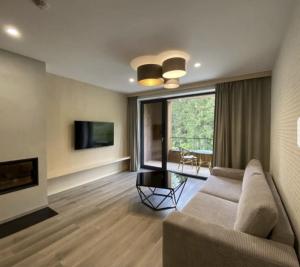 TV a/nebo společenská místnost v ubytování Apartmán Alenka