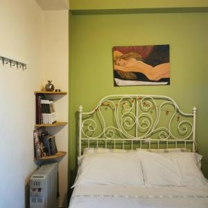 Ένα ή περισσότερα κρεβάτια σε δωμάτιο στο Dionysias House With A Sea View Veranda