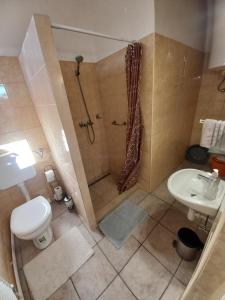 Kúpeľňa v ubytovaní Aquatherma Apartman + 26 fotografií