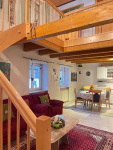 Posezení v ubytování Ferienwohnung Yuan