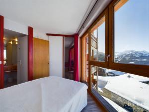 Appartement Montvalezan-La Rosière, 2 pièces, 6 personnes - FR-1-398-516にあるベッド