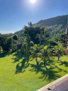 Pogled na vrt u objektu Casa do Vôo Livre com piscina e churrasqueira 20 min do Thermas ili u blizini