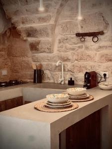 Η κουζίνα ή μικρή κουζίνα στο Dimore i Messapi