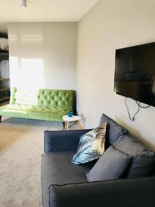 TV a/nebo společenská místnost v ubytování New Gudauri Panorama View Loft II