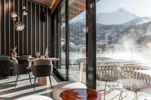 Widok na góry z tego hotelu