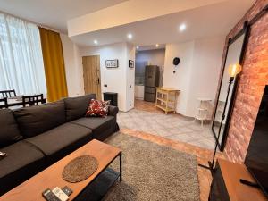 TV a/nebo společenská místnost v ubytování Apartament ORZEŁ BIAŁY