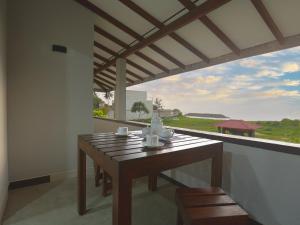Balkón nebo terasa v ubytování Sea View Villa
