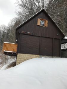 Chata Soňa during the winter