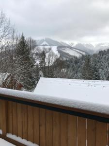 Chata Soňa during the winter