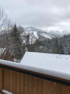 Chata Soňa during the winter