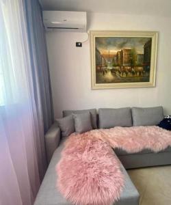 Cama o camas de una habitación en Holiday apartment