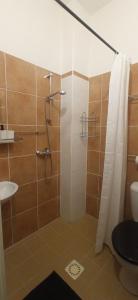 Koupelna v ubytování Altes Haus + 17 fotografií