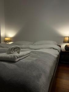 Ein Bett oder Betten in einem Zimmer der Unterkunft Uroczysko pod Mogielicą