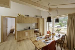 Kuchyň nebo kuchyňský kout v ubytování Apartments Styria