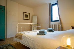 Ένα ή περισσότερα κρεβάτια σε δωμάτιο στο LOFT 44 - thuis in Hasselt