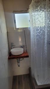 Koupelna v ubytování Bosque Estrellado