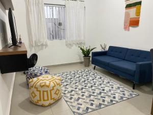 Χώρος καθιστικού στο Aconchego! Sua casa com Piscina em Passos!!