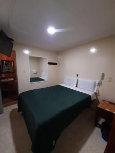 Postel nebo postele na pokoji v ubytování Hotel Nuevo Siboney