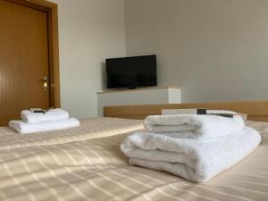 Postel nebo postele na pokoji v ubytování Zum Alten Fährhaus - Bed & Breakfast