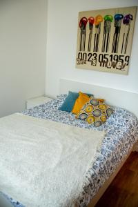 Ένα ή περισσότερα κρεβάτια σε δωμάτιο στο Apartamento panorámico