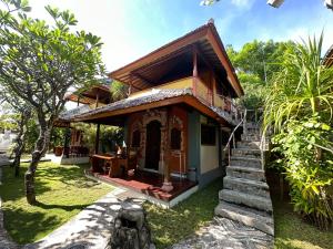 Ketut Losmen Bungalows Lembongan外面的花园