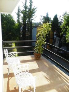 A balcony or terrace at Casa Fresnos