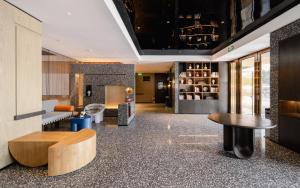 Istumisnurk majutusasutuses Paco Hotel Botanical Garden Metro Guangzhou-Free Shuttle Bus For Canton Fair