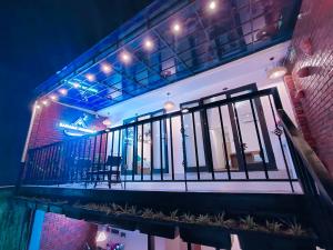 Das Gebäude in dem sich das Aparthotel befindet
