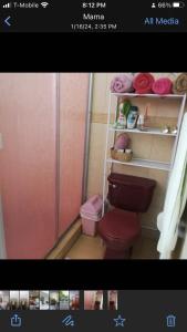 a picture of a bathroom with a toilet in it at Tropical Gavilla 