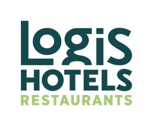 a logo for os and hotels restaurants at Logis Hotel Le Prince Noir in Sérignac-sur-Garonne