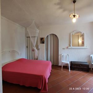 Katil atau katil-katil dalam bilik di Villa Berio Quattro - Miguel