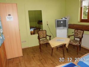 Kuchyň nebo kuchyňský kout v ubytování Gästehaus Auhagen